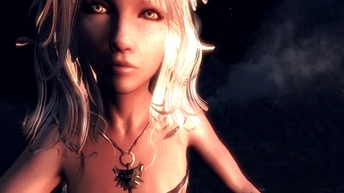 luna -- also using Smooth Faces for Ladies and Gents and Improved Freckles Skyrim