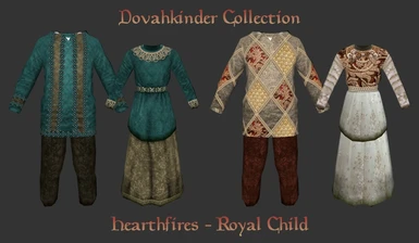 Hearthfires Clothes Replacer - Royal Child