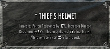 Thief Helmet