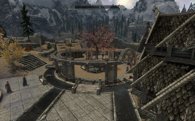 Whiterun 2 - check all the trees and bushes - with FXAA