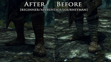 Beginner-Apprentice-Journeyman boots