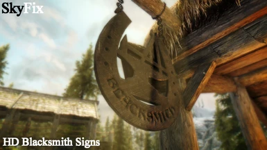 SkyFixed blacksmith sign