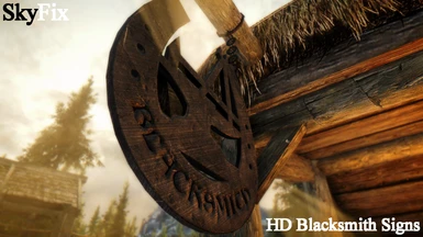 SkyFixed blacksmith sign