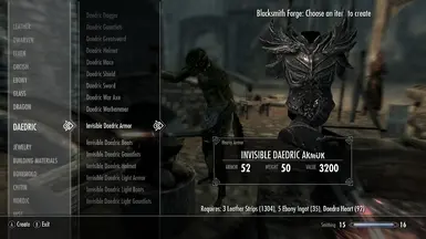 Skyrim Invisible Armor Mod