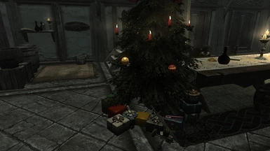 Merry Snowberry presents cobined with Saturalia Xmas in Skyrim