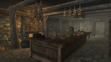 kitchen and servant quarters