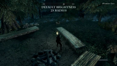 Torch of Everlasting - Brightness Comparisson 2x Radius