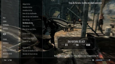 Katana Crafting - Brasilian Translation in game
