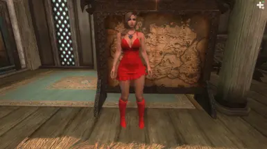 Sexy Evening Dress for UNPB BBP at Skyrim Nexus Mods and Community