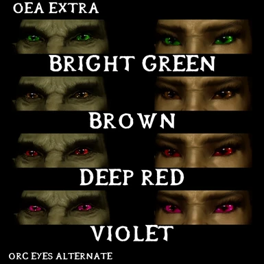 Orc Eyes Alternate Extra