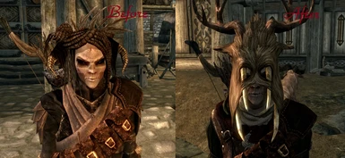 Male Forsworn Armor For Females - Replacer