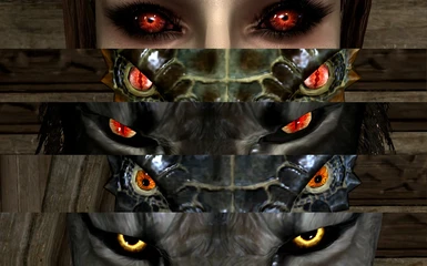 vampire and beast eyes