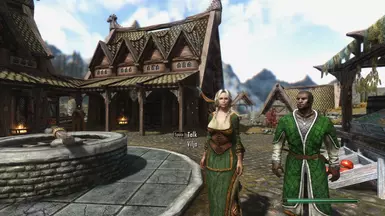 Vilja Green Dress