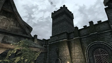 The gate tower with the player room