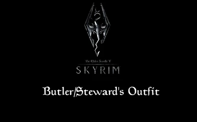 Butler or Steward Outfit