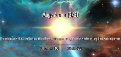 Alteration Mage Armor Fix