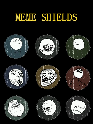 Skyrim Guard Meme Shields