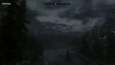 overcast night