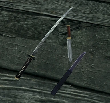 Ryougi Shiki and Tono Shiki Weapons