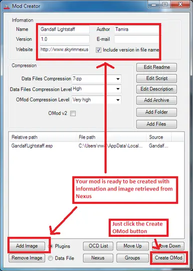 how to use nexus mod manager oblivion