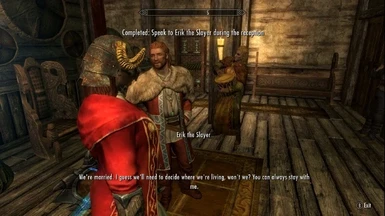 Skyrim pictures marriage with partners in Skyrim spouses: