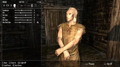 A Fair Elf in my heavily modded character creation screen