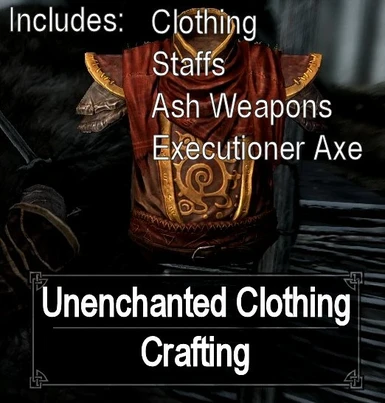 Craftable Clothing and Staffs