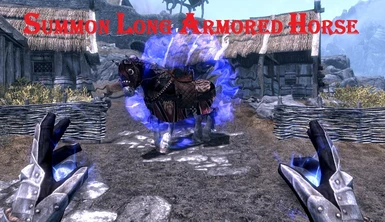 summon Long armored horse