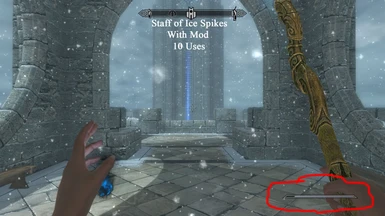 Staff of Ice Spikes Moded