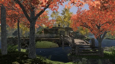 Lakehome with Tamriel Reloaded Trees