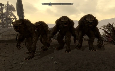 Conjured Werebear Thralls showing the Twin Souls edit