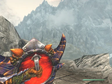 Rama_s Colorful Dragonscale Light Dragon Armor Shield