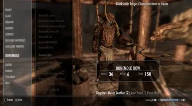 Bonemold and Chitin Weapons Morrowind Armory at Skyrim Nexus