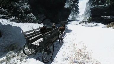 taking a carriage to Winterhold