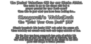 Sheagoraths WabbaPack - Gift Text