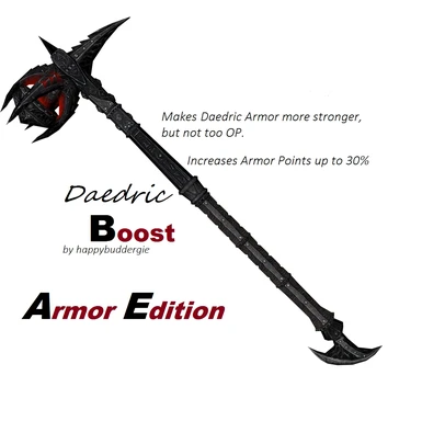 Daedric BOOST - Daedric Armor Increase