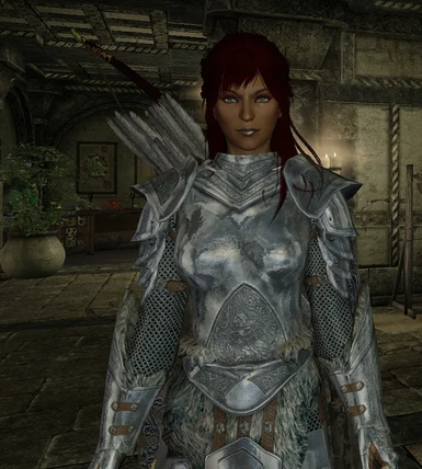 Keris modeling her new armor