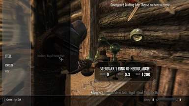 Crafting Ring - Dawnguard Only