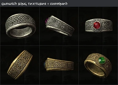 Gamwich Ring Textures - Combined