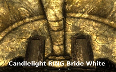 Candlelight Ring Bride White