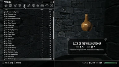 Elixir of The Warrior Vigour