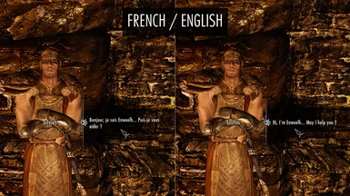French - English