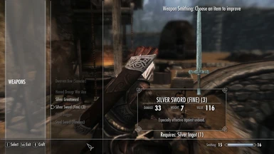 Silver Sword Upgrade
