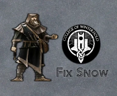 College of Winterhold - FIX SNOW