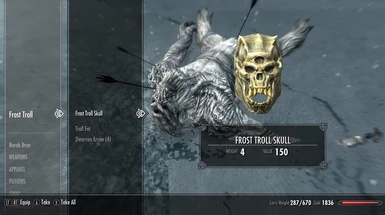 Frost Troll Skull