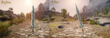 Before-After with Bright version and ENB