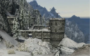 Jehanna Pass Border Fort from the Skyrim side