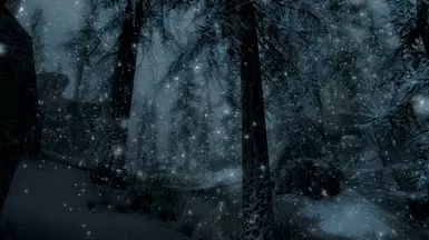 snowing at night 02