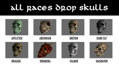 All Races Drop Skulls