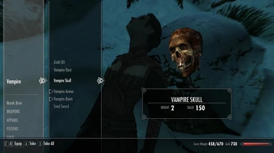 Vampire skull
